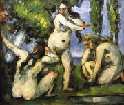 Paul Cezanne Three Bathers oil painting